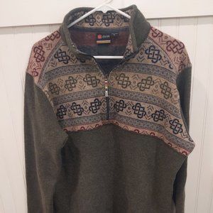 Sherpa Men's 1/4-zip pullover wool XL